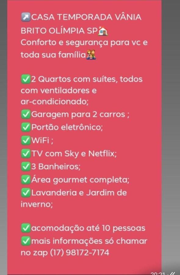 Casa De Temporada Vania Brito *